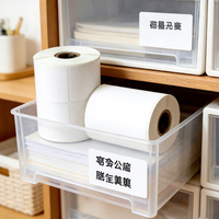 Étiquettes autocollantes personnalisées pour imprimante à transfert thermique, papier pour étiquettes de codes-barres, pour l'emballage des produits