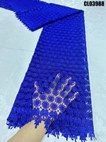 Dentelle Guipure en Coton de Haute Qualité, Broderie Cordon, Dentelle Soluble à l'Eau Française Africaine pour Robes de Mariée – Vente en Gros