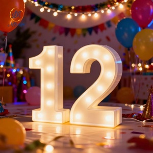 Bên thuê Cung cấp khổng lồ kim loại số ngoài trời lập trình RGB lớn LED ánh sáng marquee bé thư ký cho wed tổ chức sự kiện Prop trang trí nội thất - Product Image 3