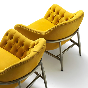 Woonkamerstoel Modern Uniek Ontwerp Roestvrijstalen Woonkamer Meubilair Enkele Bank En Fauteuil - Product Image 4