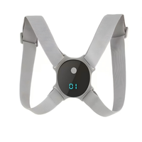Attelle dorsale intelligente à écran LCD avec capteur de vibration et rappel d'épaule réglable