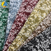Tissu Jacquard Tissé à Grammage Élevé, Motif Floral sur Fond Foncé, pour Manteaux et Pantalons, Conception Personnalisée Disponible