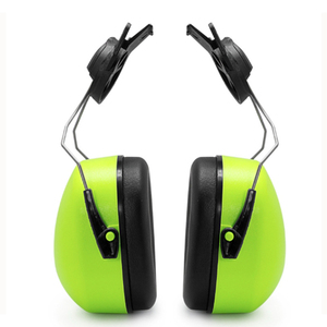 PU & ABS素材の31db取り外し可能な付属ヘルメット & ヘルメットプロの安全耳保護イヤーマフ - Product Image 4