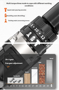 Аккумуляторный ударный шуруповерт для сверления ледяных отверстий, с металлическим трещоточным патроном, промышленный патрон, максимальный крутящий момент 200 Н·м, диаметр 130 мм - Product Image 3