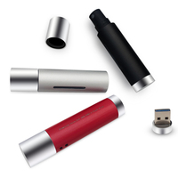 Clé USB 3.0 personnalisée en forme de flacon de parfum en verre avec logo, cadeau coloré