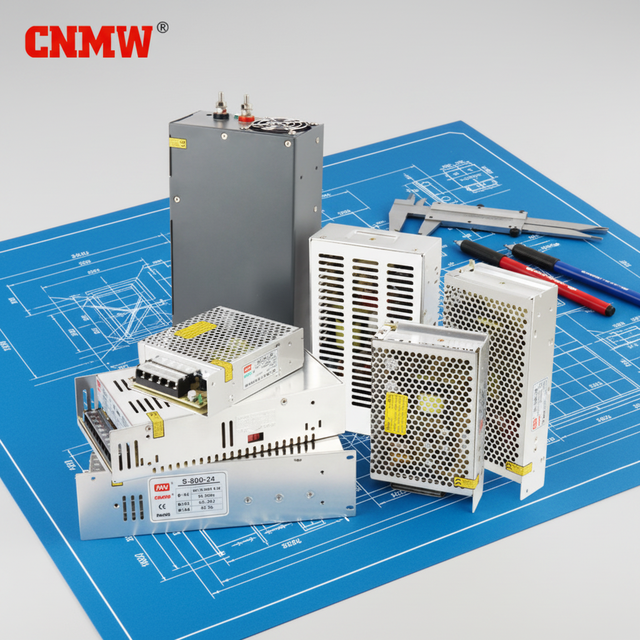CNMW S-500-48 48V 500W AC-DC UPS Power Supply Aluminum Case Industry Use 86% Efficiency 10.4A OVP/OTP/OCP/SCP Protections