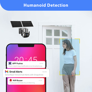 Home Outdoor Wifi 4G HD 2MP 4MP PTZ-Überwachung IP Wireless CCTV-Überwachungs kamera mit Solarpanel-Sim-Kartens ystem - Product Image 6