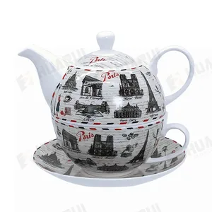 पर्यावरण संरक्षण चीनी चाय सिरेमिक केतली सस्ते सिरेमिक चायदानी