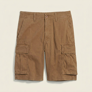 Custom Outdoor Cargo Shorts Quick Dry Durable Workwear Shorts With Zipper Pockets And Logo Cotton & Nylon - Product Image 1