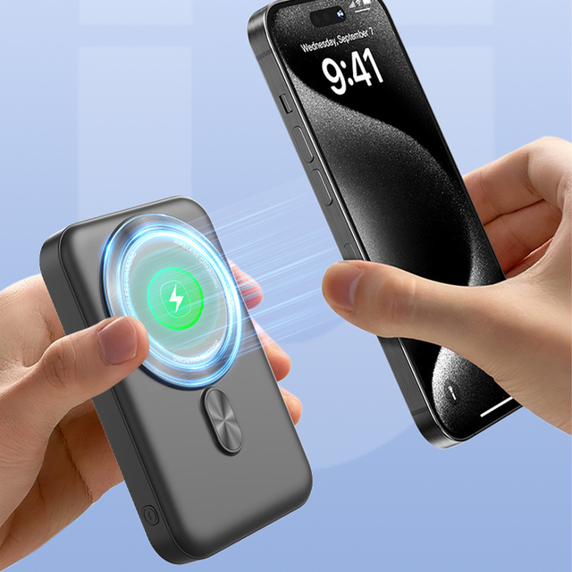 New Products Power Banks Power Station PD Magnet Portable Fast Charger 10000mAh Wireless Mini Power Bank