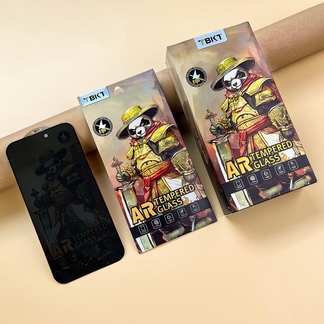 ESD Tempered Glass Anti Static Dust Proof AR 9H Privacy Full Cover Screen Protector for iphone 15promax 14 13 12 11