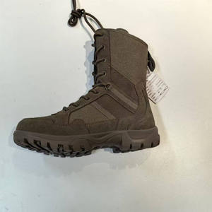TSB4 Nouvelle Version Bottes Tactiques de Montagne pour Hommes, Bottes de Désert Multi-Terrains, en Cuir de Vachette et Daim, Marron Coyote - Product Image 3