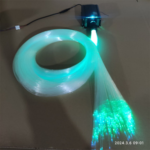 Kit Luce Stellare a Fibra Ottica da 18W RGBW per Auto, 600 Pezzi da 3 Metri e 0,75mm Effetto Scintillante con APP e Telecomando RF per <span class=keywords><strong>Cielo</strong></span> Stellato - Product Image 3