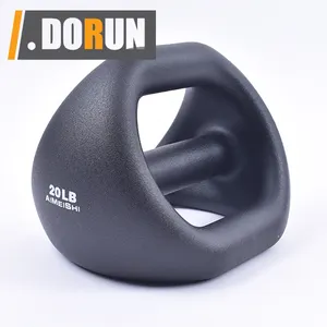 Haltère Cardio enduit de néoprène avec extrémités codées par couleur avec fonction Push Up-haltère en forme de <span class=keywords><strong>Triangle</strong></span> avec 4 positions de préhension - Product Image 1