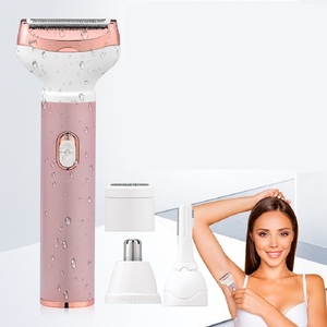 Women Electric Shaver Portable 4 in 1 Lady Painless Nose <b>Eyebrow</b> Facial <b>Hair</b> <b>Remover</b> Grooming Kit - Product Image 3