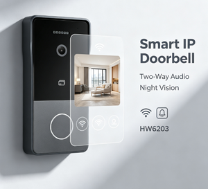 Sonnette IP intelligente <span class=keywords><strong>sans</strong></span> <span class=keywords><strong>fil</strong></span> avec haut-parleur intégré, détection de mouvement, résistance aux intempéries IP65 - Product Image 5