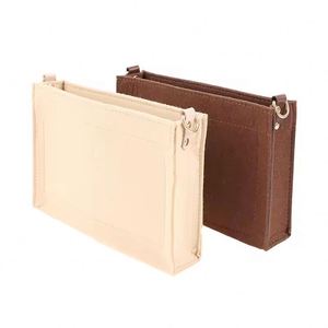 New Felt Cloth Bag Insert Organizer Cosmetic <b>Makeup</b> Bag Organizer Travel Chain Bag Women's Shoulder <b>Box</b> - Product Image 1
