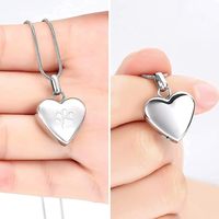 Ornement en forme de cœur, artisanat poli, cadeau souvenir, collier avec pendentif