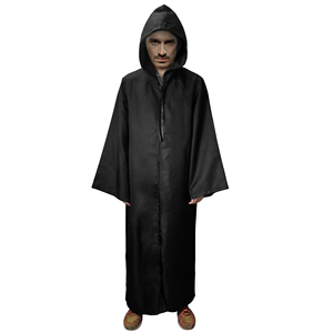 Mantello con Cappuccio <span class=keywords><strong>da</strong></span> Cavaliere Jedi, Cappa Lunga <span class=keywords><strong>da</strong></span> <span class=keywords><strong>Uomo</strong></span> per Trucco di Natale, Halloween e Cosplay, Bestseller su Amazon - Product Image 2