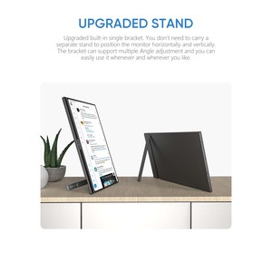 LCD Loại C mini đa nhiều portatil màn hình mở rộng mở rộng cho máy tính xách tay với đứng di động hiển thị màn hình di động - Product Image 2