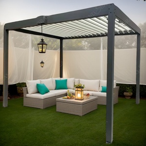 Pergola Bioclimatica Automatica 3X4M 4X4M Tetto per Pergola Impermeabile in Alluminio per Esterni - Product Image 6