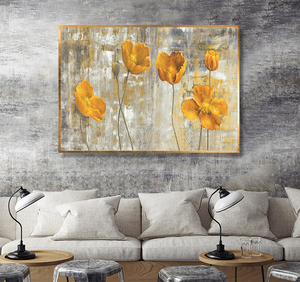 Dipinto a Olio Moderno di Fiori <span class=keywords><strong>in</strong></span> <span class=keywords><strong>Fiore</strong></span>, Realizzato a Mano su Tela, <span class=keywords><strong>Arte</strong></span> Professionale per Arredamento Soggiorno - Product Image 5
