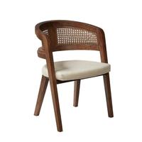 Chaise de salle à manger en bois massif de haute qualité, rembourrée en cuir capitonné, pour restaurant, café, bar à domicile et appartement - Offre Spéciale