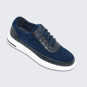 LANCI Trainers Manufacturers Comfortable Breathable Genuine Leather <strong>Shoes</strong> High Quality Leather Sneakers - Product Image 2