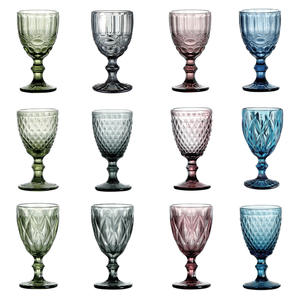Vente directe usine – Verre à vin rouge moderne de luxe, transparent, couleur originale, épaissi, pour gobelet coloré, long, 240 ml/300 ml - Product Image 1