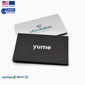 Caja de Cartón de Regalo con Laminación Mate Personalizada y Exquisita para Tarjetas de Visita/Crédito/VIP/NFC de Lujo con Carpetas - Product Image 1