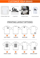 Camiseta Casual Americana para Hombre, 100% Algodón Lavado, Diseño con Estampado, Anti-Pilling, Transpirable, Peso de Tela 230g - Festival