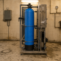Réservoir de filtration en sable de manganèse en PRV (polymère renforcé de fibres) pour l'élimination du fer et du manganèse dans les stations de traitement des eaux