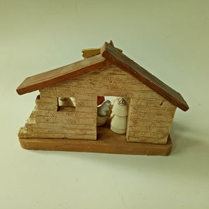 Religieux Miniature Blanc Ensembles De Nativité Statue Figurine Avec Crèche, Lot de 12 - Product Image 5