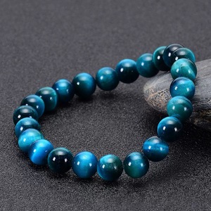 Natural Tiger's Eye Stone <b>Bracelet</b> 6MM 8MM 10MM <b>Ball</b> Beads Single Strand Unisex Jewelry Gift - Product Image 4