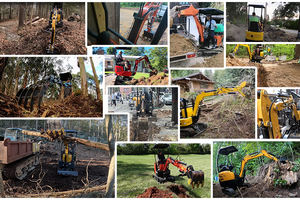 Máy xúc <span class=keywords><strong>mini</strong></span> Trung Quốc DP-12 mới, 1 tấn, 2 tấn, 3,5 tấn, kèm gầu, khớp nối nhanh, búa thủy lực, máy nghiền, máy khoan, phụ kiện bán. - Product Image 5