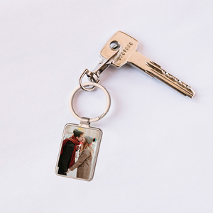 Wholesale Customized UV Printed Stainless Steel <b>Keychain</b> Fashionable Promotional Gift with Personalized Logo - Product Image 5