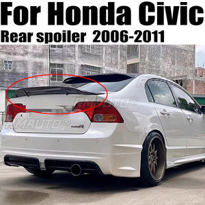 Alerón Negro Brillante para Honda Civic 2006-2011 Tipo R, Alerón Trasero Tipo Cola de Pato - Product Image 1