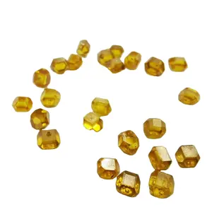 2-7mm synthetic mcd yellow uncut lab grown diamond cvd hpht rough diamonds for jewelry