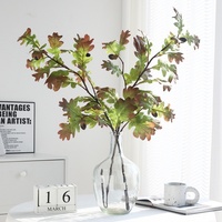 Branche d'arbre artificielle en faux chêne de haute qualité avec fruits, feuillage en soie, plante pour Noël et le Nouvel An chinois - FloDecor