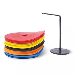 Dayanıklı yumuşak futbol futbol eğitimi çeviklik işaretleyici düz disk konileri - Product Image 1