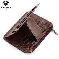 Porte-monnaie pour homme haut de gamme, ultra-fin et pratique, avec plusieurs emplacements pour cartes et porte-cartes de crédit