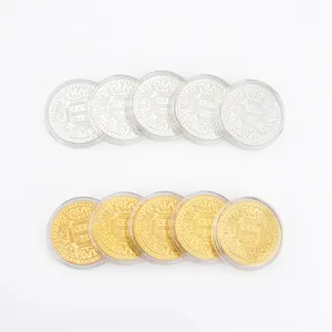 热卖定制纪念软珐琅挑战硬币运动纪念品锌合金旧硬币欧洲代币金属硬币100