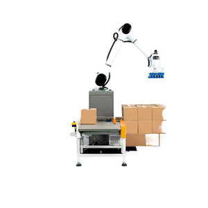 Điện tự động <span class=keywords><strong>palletizing</strong></span> <span class=keywords><strong>Robot</strong></span> điều kiện mới giấy đóng bao máy cho nhà máy hộp carton Túi palletizer lõi động cơ - Product Image 1