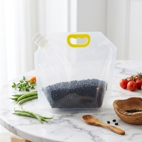 Sac d'emballage transparent réutilisable avec bec verseur et fermeture éclair, impression de logo personnalisée, pochette résistante à l'humidité pour tous types d'articles – Fournisseur direct usine