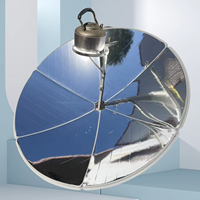 Cuisinière solaire parabolique 1800W 1.5m pour frire les aliments et chauffer l'eau Produit solaire écologique