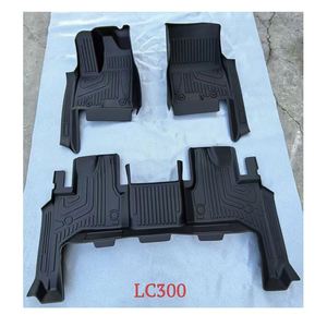 Tapis de sol de voiture en PVC 3,5 mm d'épaisseur, 5 pièces, toutes saisons, ensemble complet pour Prado 2006-2025, ajustement spécifique au véhicule - Product Image 2