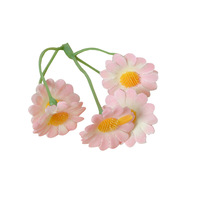 Petite fleur de marguerite artificielle en soie, type camomille, pour épingles à cheveux, chapeaux en herbe, couronnes, accessoires DIY faits main, style Hanfu sauvage