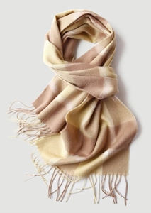 Bufanda de Poliéster a Cuadros Antibacteriana, Duradera y Transpirable para Mujer, Diseño Personalizado con Color y Patrón a Cuadros, Marca Privada - Product Image 4