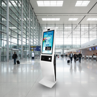 Kiosque de point de vente en libre-service de 23,6/27 pouces avec SDK, écran multi-touch 10 points pour paiement sans numéraire dans les commerces et les restaurants