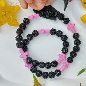 יהלום מבריק נקודה בצבע אלסטי מבריק קולקציה שרשרת תליון כדור בסיס שרשרת כדור בסיס לגברים נשים - Product Image 3